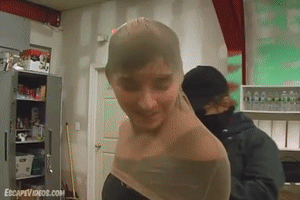 escapevideos.com - Charlotte Tape Hose Encase 2 thumbnail